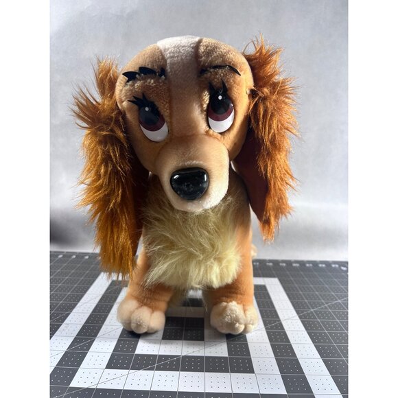 Vintage Disney Lady & The Tramp Lady Dog 15" Plush Stuffed Animal Toy - Picture 1 of 6
